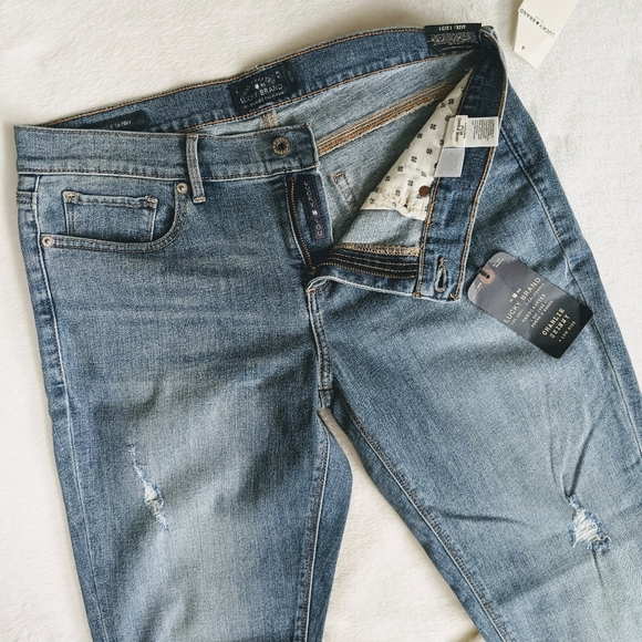Lucky Brand Charlie Low Rise Skinny Ankle Jeans Stretch Denim Blue 12/31 NWT - Picture 5 of 16